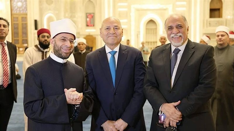 وزير الأوقاف ومحافظ القاهرة والنائب عبدالهادي القصبي