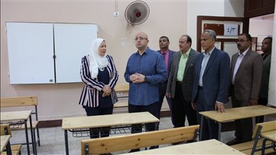 محافظ بني سويف يتفقد اللجان استعدادا لامتحانات الثانوية العامة 2025-2026