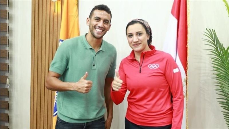 آية مدني وأحمد الجندي