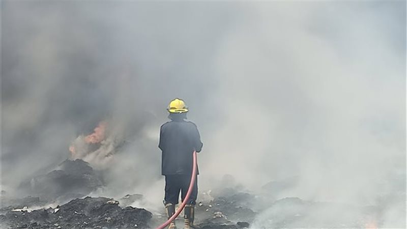 صورة من موقع الحريق