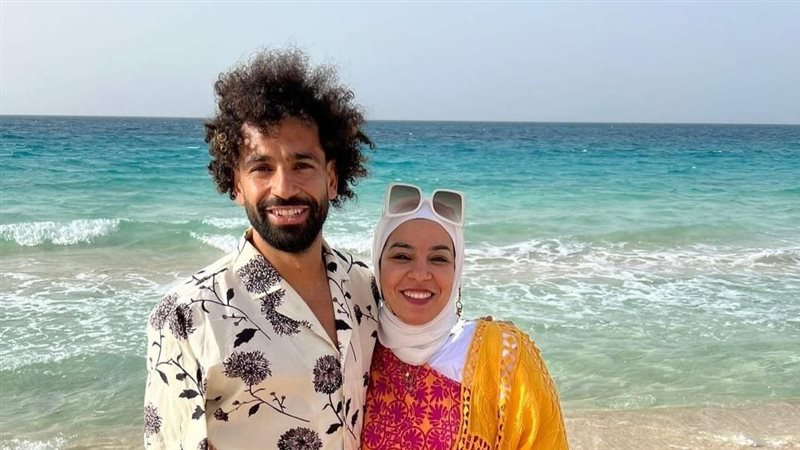 محمد صلاح وشقيقته