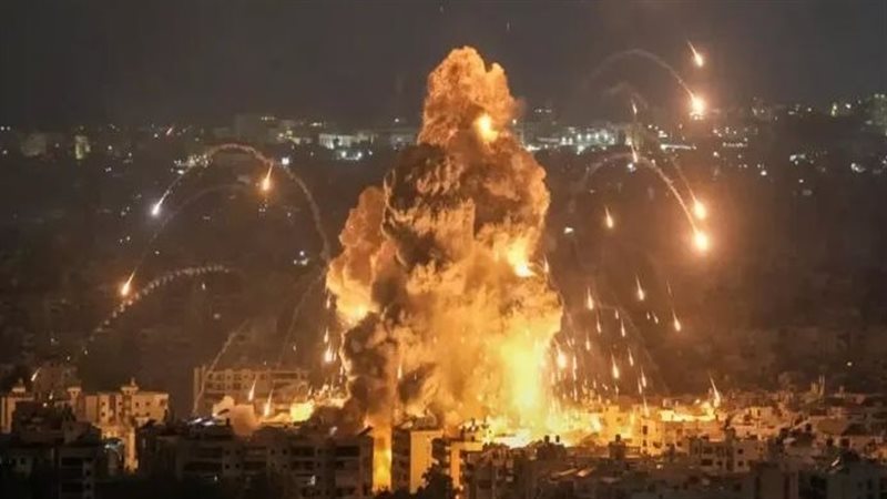 قصف تل أبيب بصواريخ إيرانية 