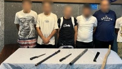 بسبب معاكسة فتاة.. ضبط طرفى مشاجرة بالأسلحة البيضاء في المطرية 