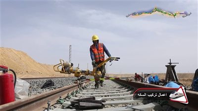 أحدث تصوير جوي لأعمال الخط الأول من شبكة القطار الكهربائي السريع (السخنة/العلمين/مطروح)