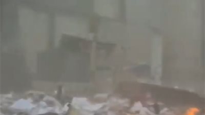 شاهد لحظة قصف مبني الإذاعة والتلفزيون الإيراني  بغارات للاحتلال الإسرائيلي  