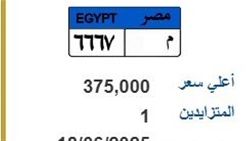 لوحات معدنية للتزايد عليها
