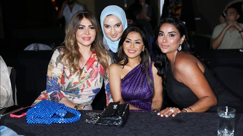 جوري ومنة ولقاء في حفل تكريمهن