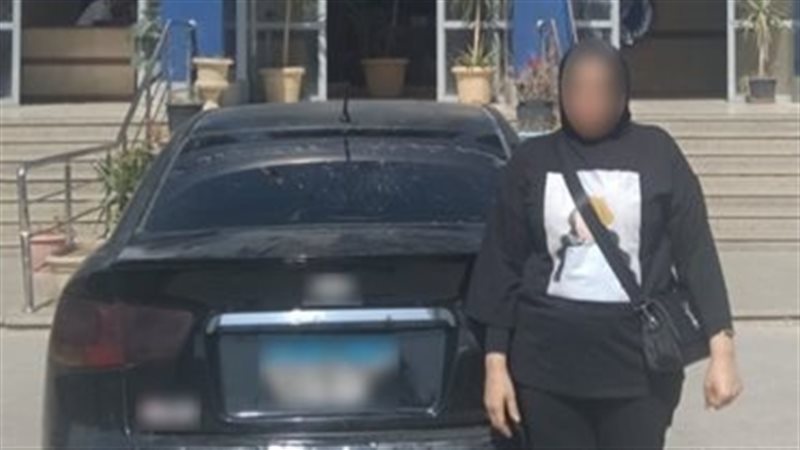 المتهمة بثني لوحات السيارة بالقاهرة 