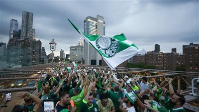 جماهير بالميراس تملأ  شوارع نيو جيرسي قبل مواجهة الأهلي