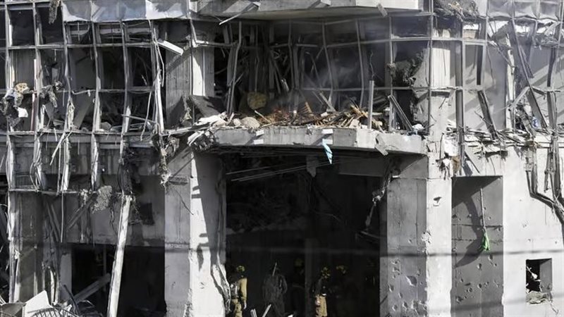 القصف الإيراني على تل أبيب