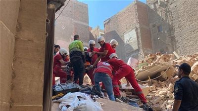 قرارات النيابة في واقعة انهيار عقاري حدائق القبة