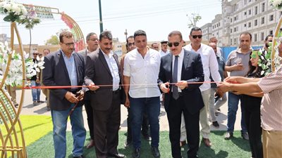 محافظ المنوفية يفتتح سوق« اليوم الواحد» لبيع السلع الغذائية بأسعار مخفضة بأشمون