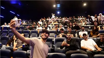 مينا مسعود يفاجئ جمهوره بحضور فيلمه
