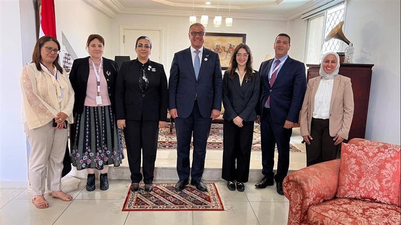 جانب من الزيارة