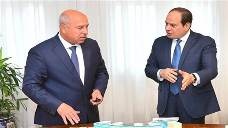 الرئيس السيسي والفريق كامل الوزير