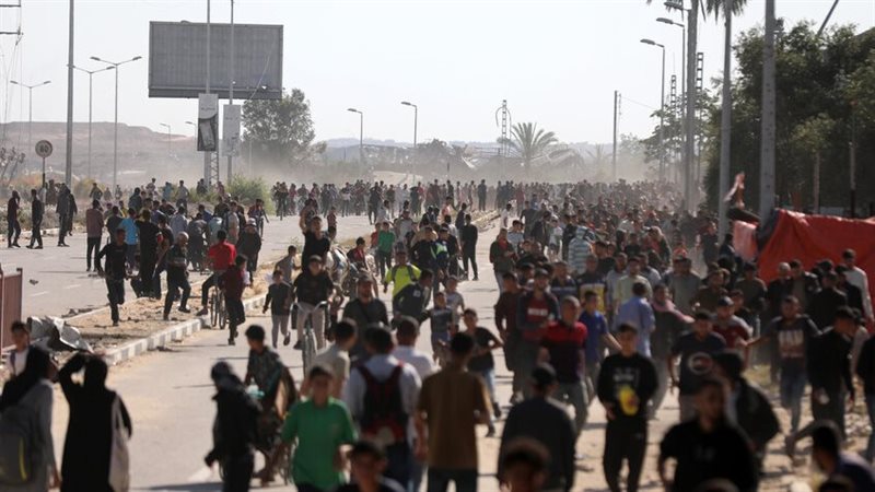 إطلاق النار على طالبي المساعدات في غزة 