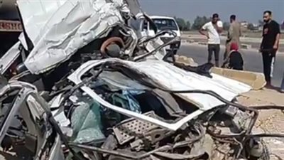 النيابة العامة تأمر بحبس المتهم المتسبب في حادث الطريق الإقليمي بالمنوفية
