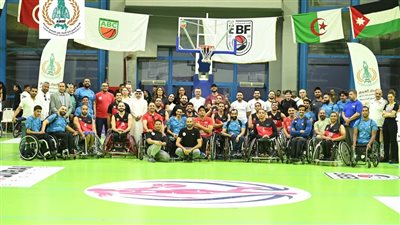 الاتحاد العربي ينظم لقاء منتخب مصر للسلة على الكراسي المتحركة ونظيره الكويت