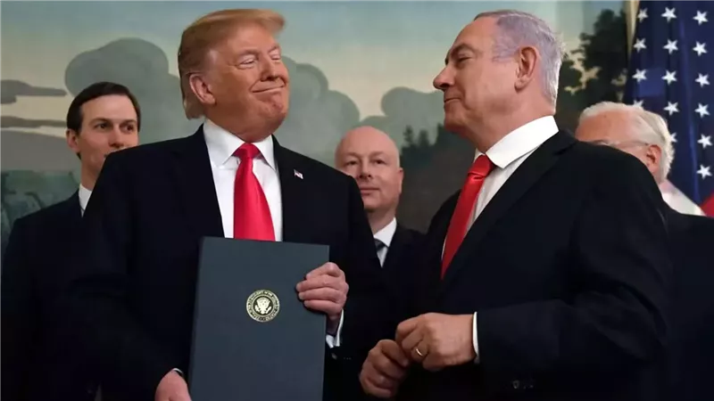 ترامب ونتنياهو 