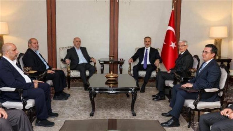 لقاء قادة حماس مع تركيا