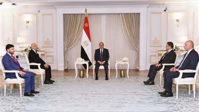 الرئيس السيسي يستقبل المستشار عقيلة صالح رئيس مجلس النواب الليبي