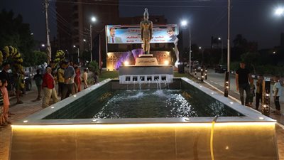 محافظ سوهاج يفتتح أعمال تطوير بوابة مدخل مدينة سوهاج البحري