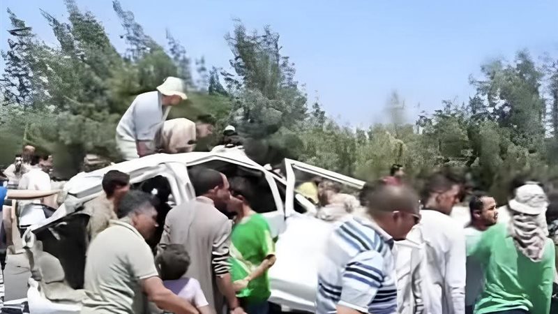 جانب من الحادث 