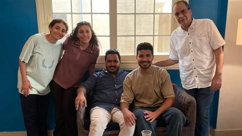 محمد أنور وكريم عفيفي بكواليس فيلم 