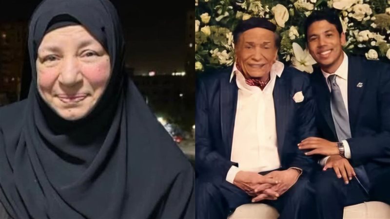 عادل إمام وحفيده وعبلة كامل