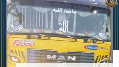 ضبط المتهم بطمس اللوحات المعدنية لسيارة نقل والسير برعونة بالجيزة