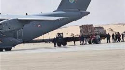 وصول 3 طائرات مساعدات خليجية إلى مطار العريش الدولي في طريقها لغزة