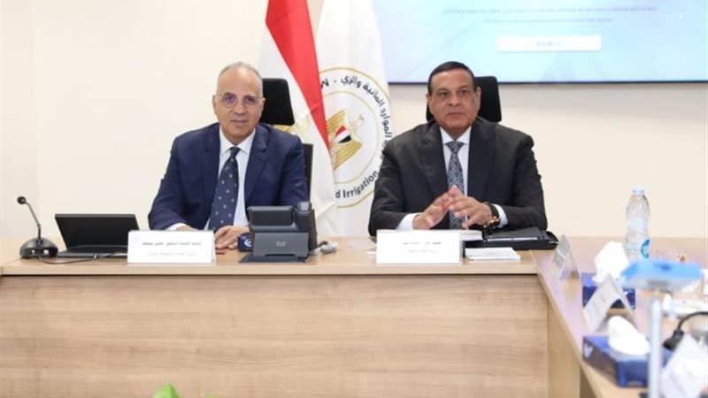 وزيرا الري والتنمية المحلية