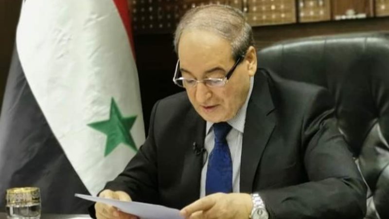 وزير خارجية سوريا فيصل المقداد