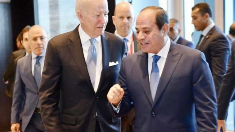 الرئيس السيسي وجو بايدن