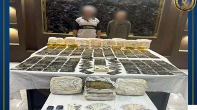 ضيط مخدرات بحوزة عاطلان بقيمة مليون ونصف بالإسماعيلية