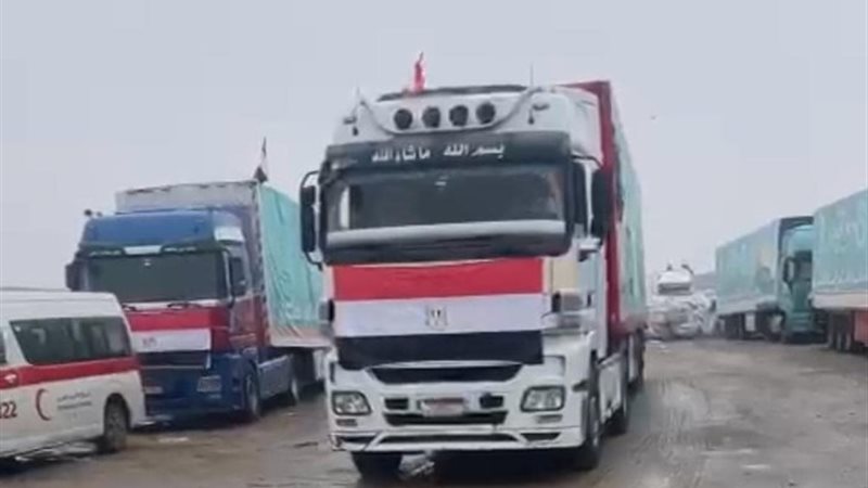 شاحنات الإغاثة لغزة