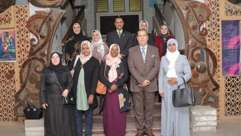 رئيس جامعة الزقازيق ووفد الاتحاد