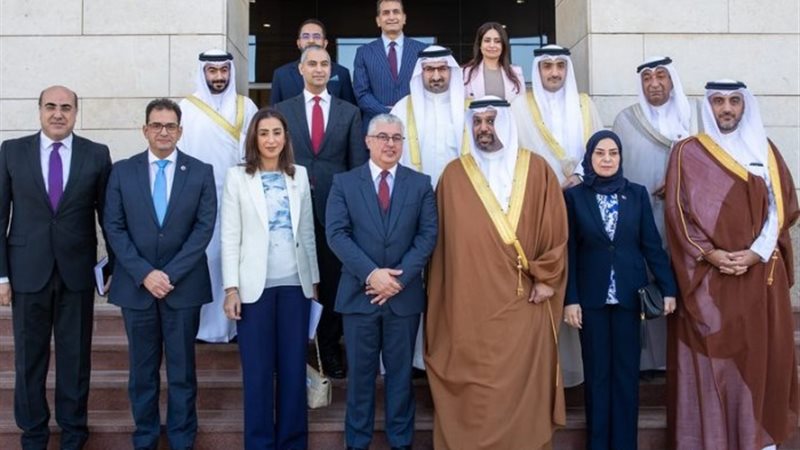 اجتماع وليد جمال الدين مع وزير المالية البحريني