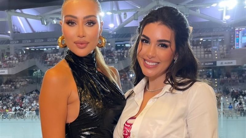 ياسمين صبري مع مايا دياب من حفل أمس