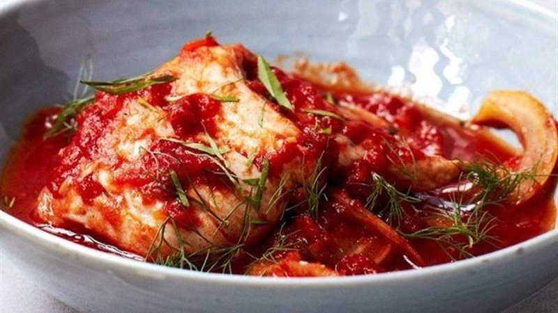 طريقة عمل صينية السمك بالصوص