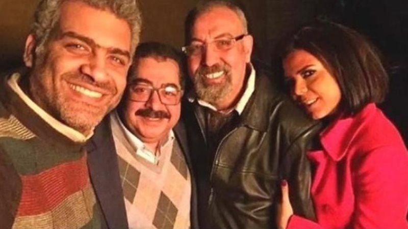 خالد الحجر مع الراحل طارق عبدالعزيز