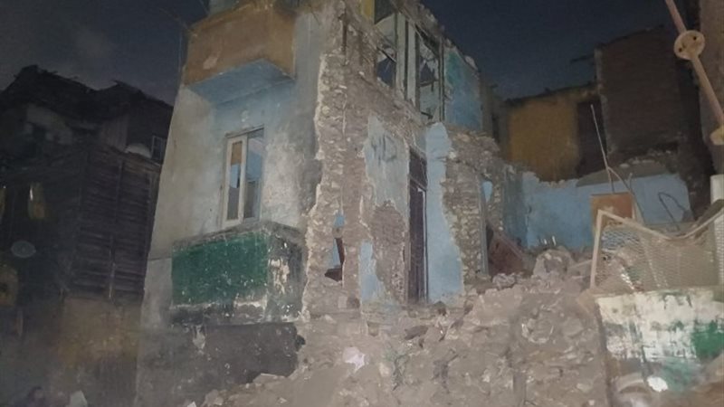 العقار المنهار في بولاق أبو العلا