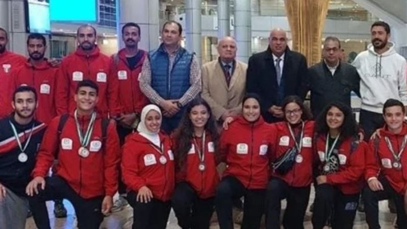 استقبال وزارة الرياضة للبعثات