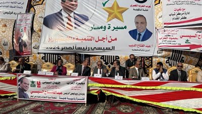 الحرية المصري ينظم مؤتمرا جماهيريا بالدقهلية لدعم عبد الفتاح السيسي