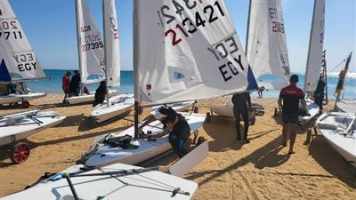 لقطات من التجارب الفنية لبطولة إفريقيا للشراع مصر 2023