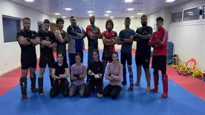 كرم جابر يدعم منتخب الفنون القتالية المختلطة قبل المشاركة ببطولة العالم