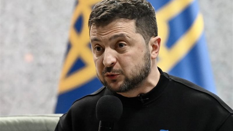 الرئيس الأوكراني فولوديمير زيلينسكي