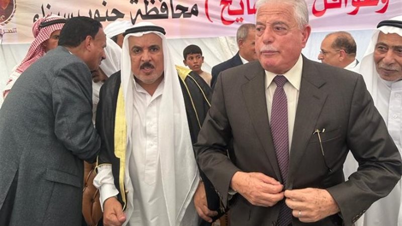 الشيخ ناصر أبو بريق المزيني شيخ قبائل مزينة