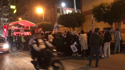 تكدسات بمدرسة عابدين الثانوية بنات في اليوم الثاني لانتخابات الرئاسة
