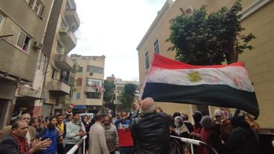أهالي عابدين يدعمون المرشح عبدالفتاح السيسي: «معيشنا في أمان»